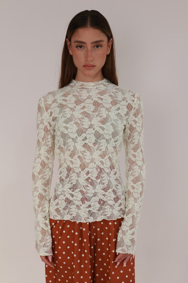 LACE TOP LONG SLEEVES