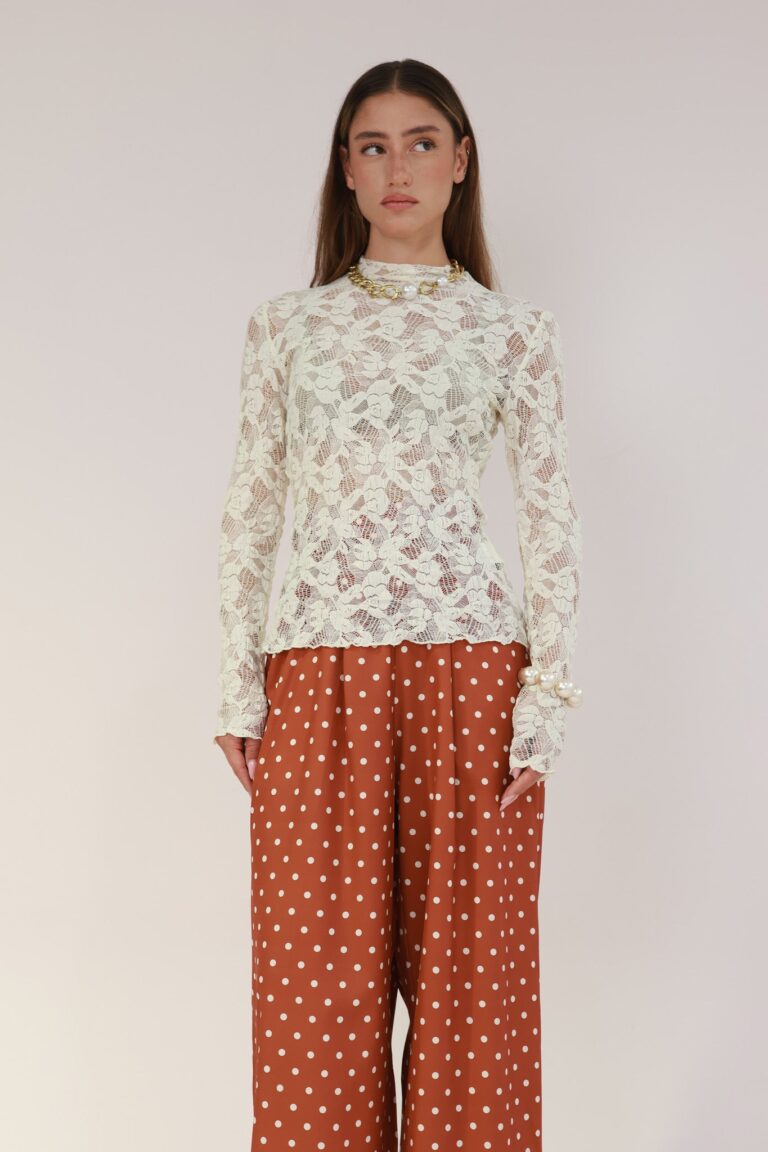 LACE TOP LONG SLEEVES