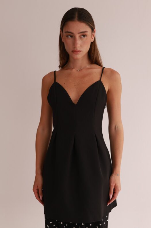 MINI BLACK TANK DRESS