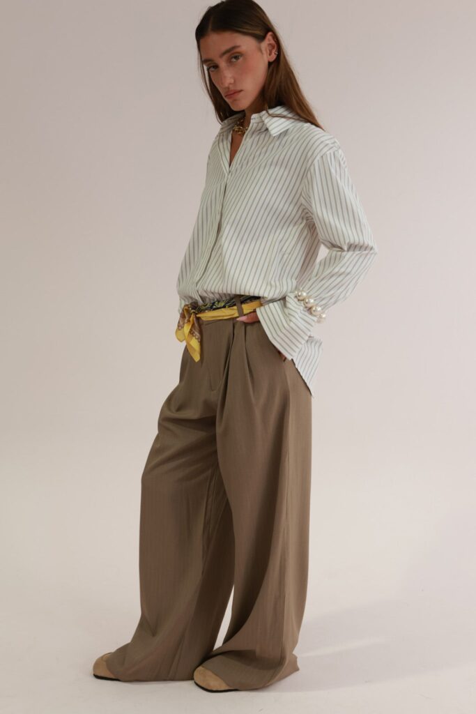 SUIT PANTS THIN STRIPS