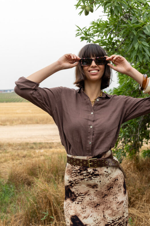 LINEN STRAIGHT SHIRT