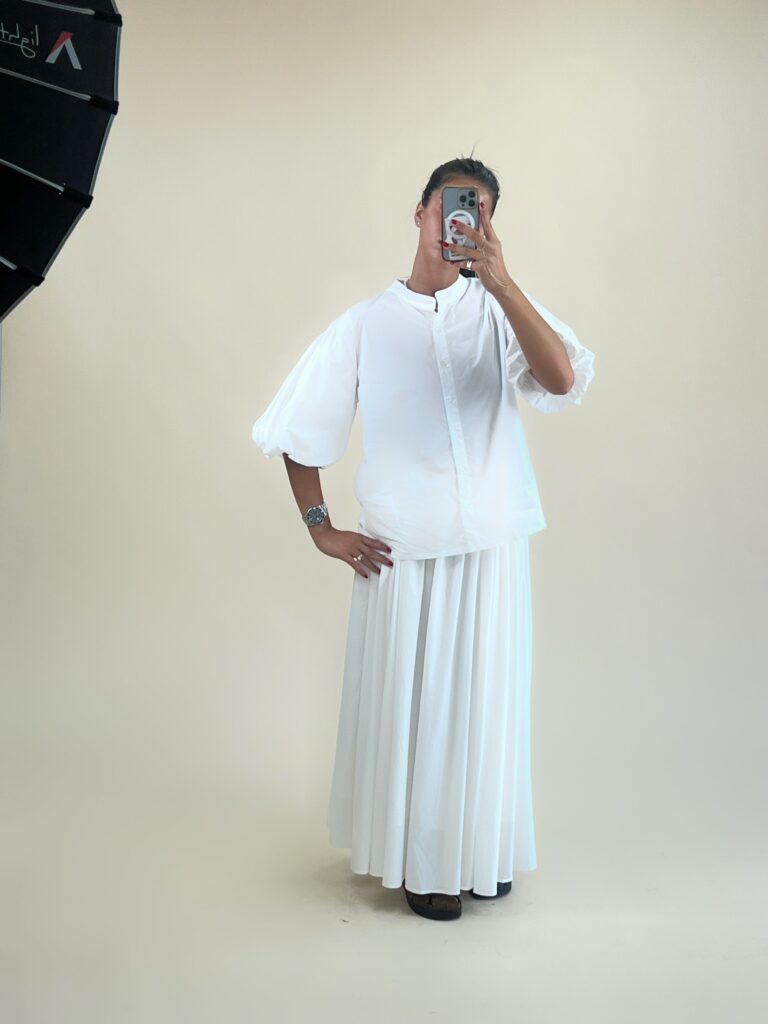 PUFFY SLEEVES BLOUSE