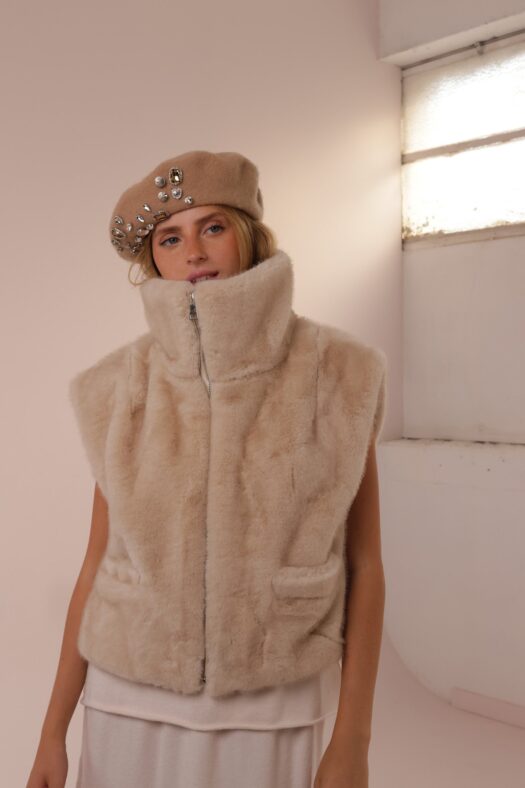 FAUX FUR GILET