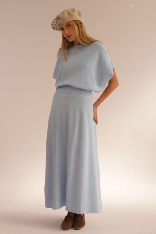 KNITTED STRAIGHT SKIRT